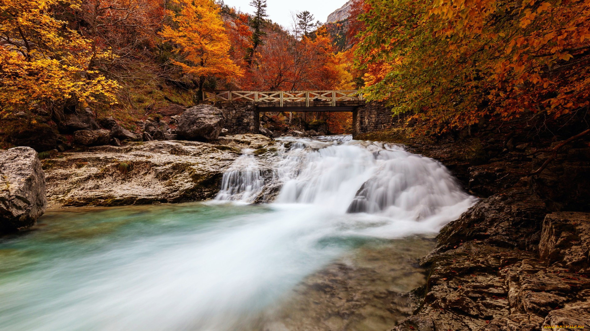 arazas river, ordesa and monte perdido national park, spain, ������, - �����, arazas, river, ordesa, and, monte, perdido, national, park